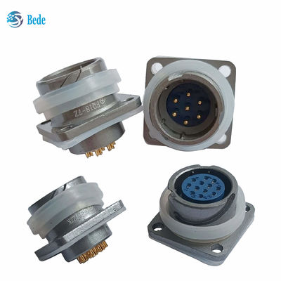 FQ 18 Serisi Su geçirmez Askeri Endüstri Bağlantıları 2~7Pin ve 12Pin