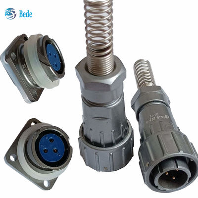 FQ 18 Serisi Su geçirmez Askeri Endüstri Bağlantıları 2~7Pin ve 12Pin
