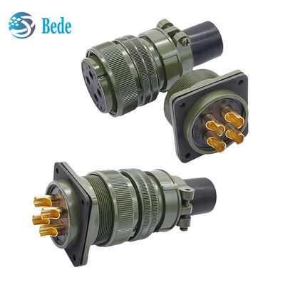 MIL-C-5015 Standart MS-3102 Kutu Montaj Kapısı Askeri Dairesel Bağlantılar