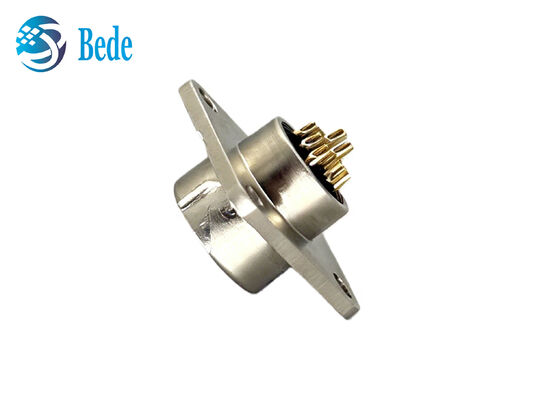 CM10 10Pin DDK Kare Flange IP67 Su geçirmez Yuvarlak Bağlantı