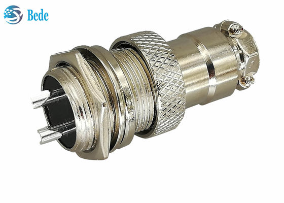 2 Pin 16MM Dairesel Gx16 Havacılık Bağlantı Paneli Montaj Bağlantı Erkek ve Kadın Setleri