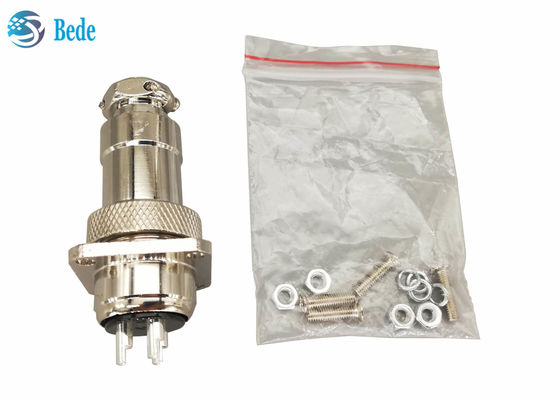 Panel Montajlı Dairesel 9 Pin - 2 Pin Havacılık Konnektörü GX20 Kare Flanşlı M19 Erkek Dişi Set